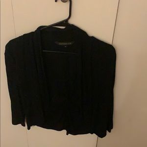 Black 3/4 sleeved cardigan